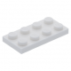LEGO lapos elem 2x4, fehér (3020)